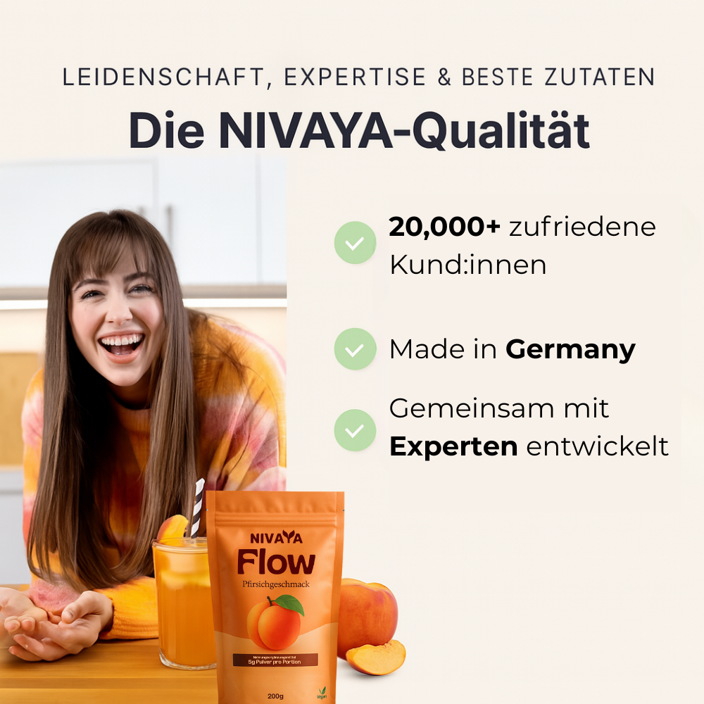Nivaya Flow - Eistee mit Konjakwurzelpulver