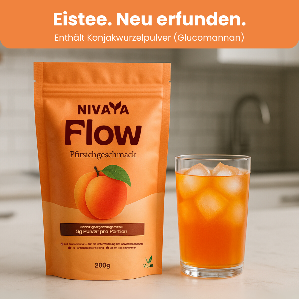 Nivaya Flow - Eistee mit Konjakwurzelpulver
