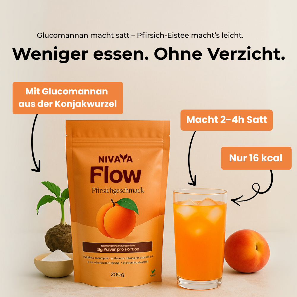 Nivaya Flow - Eistee mit Konjakwurzelpulver