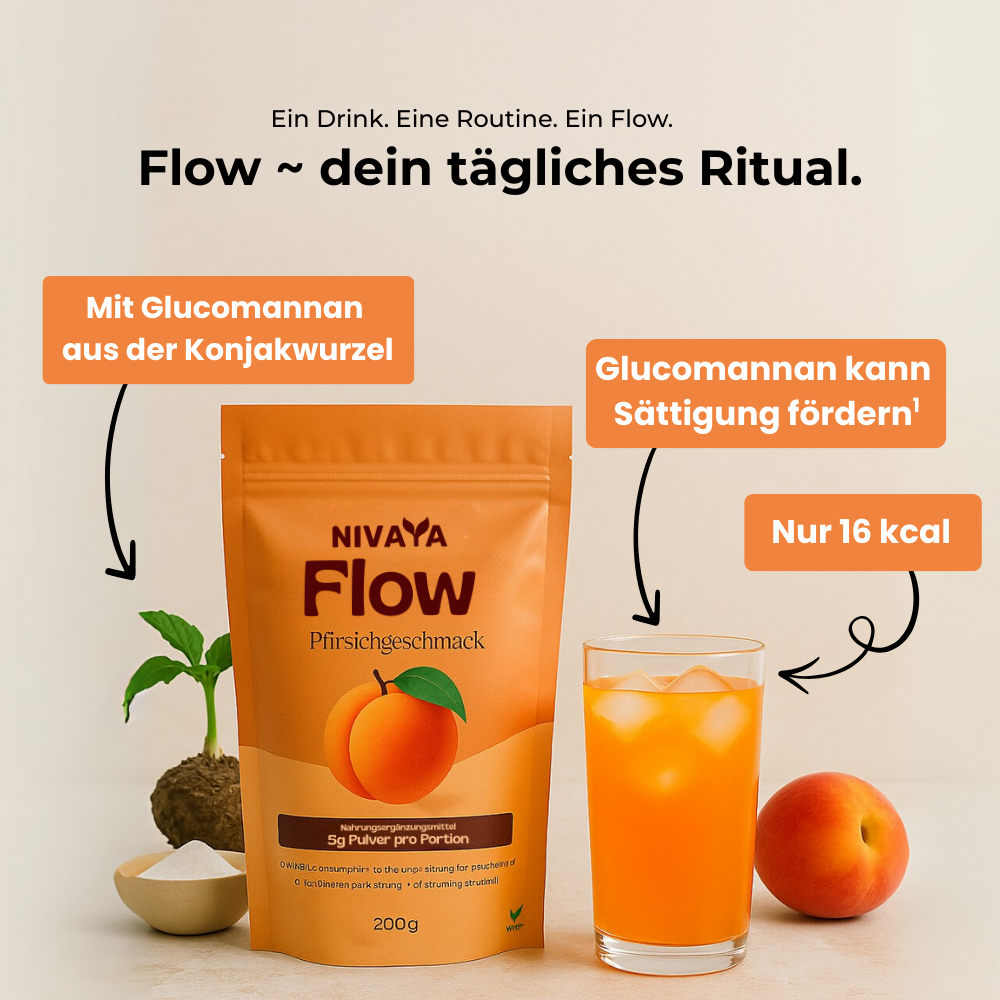 Nivaya Flow - Eistee mit Konjakwurzelpulver