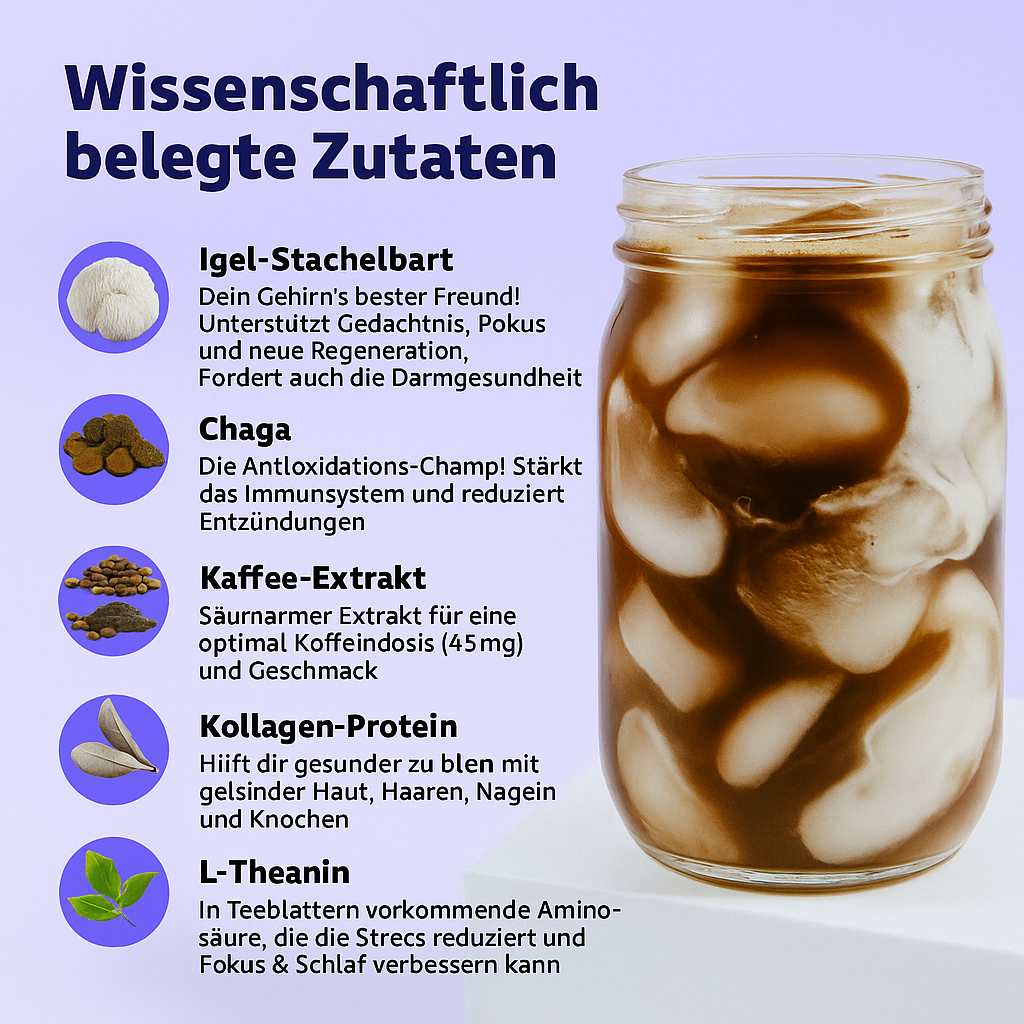 MycoBlend - Pilzkaffee mit Kollagen und Löwenmähne